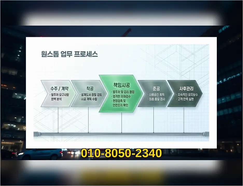 양주 어둔동 축사 신축 진행 모습 2